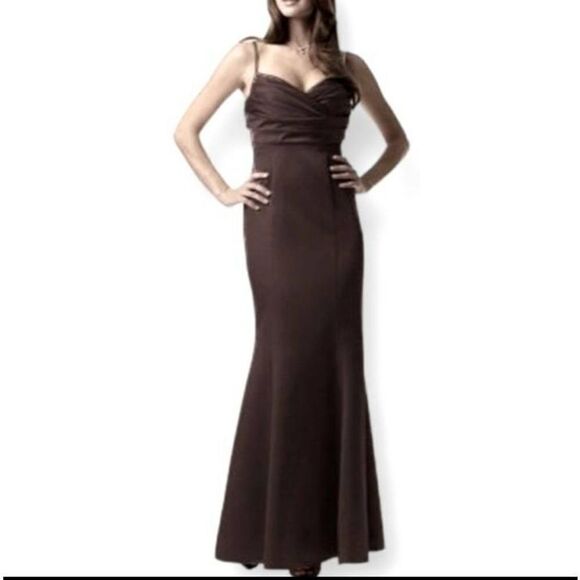 David's Bridal Dresses & Skirts - DAVID'S BRIDAL BLACK BRIDESMAID DRESS SZ.26 EUC.